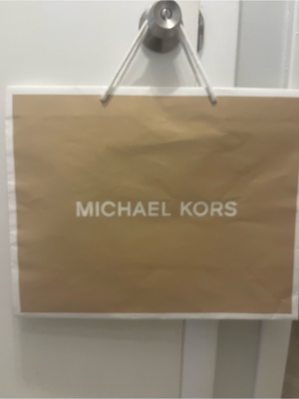 Michael Kors shopping bag